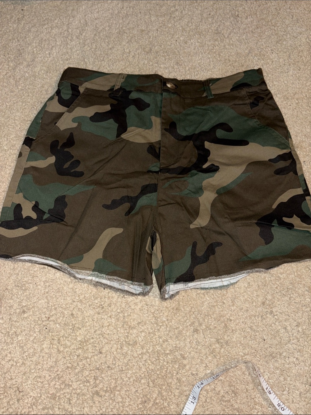 Women's Camo Shorts in Green